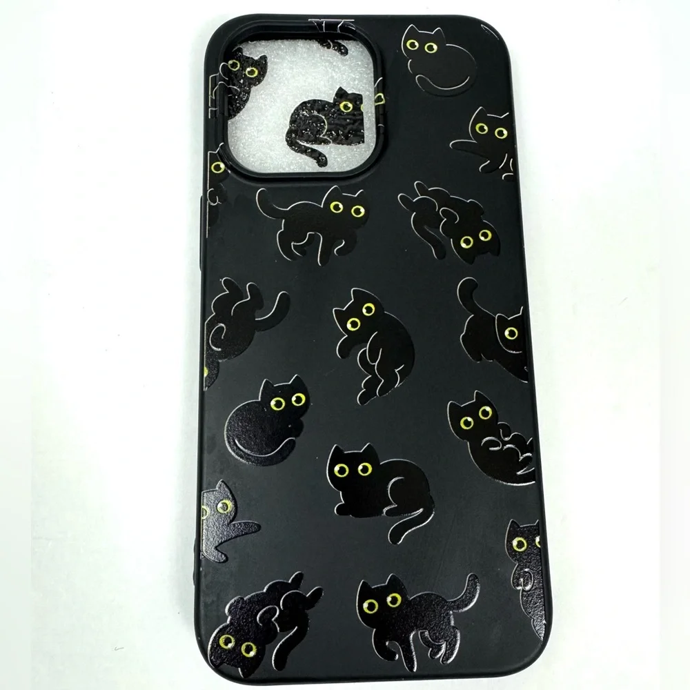 Black Cats Phone Case Compatible with iPhone 13 Pro NEW